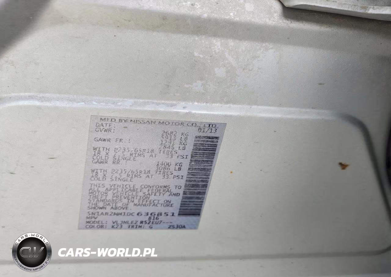 2013 Nissan Pathfinder S VIN:5N1AR2MM1DC636851 - 13
