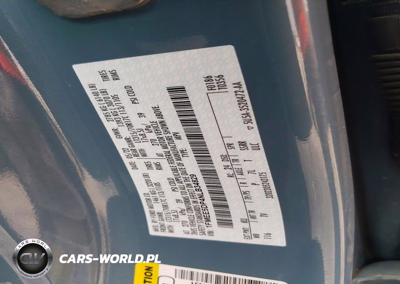 2022 Ford Bronco Base VIN:1FMEE5DP4NLB34829 - 13
