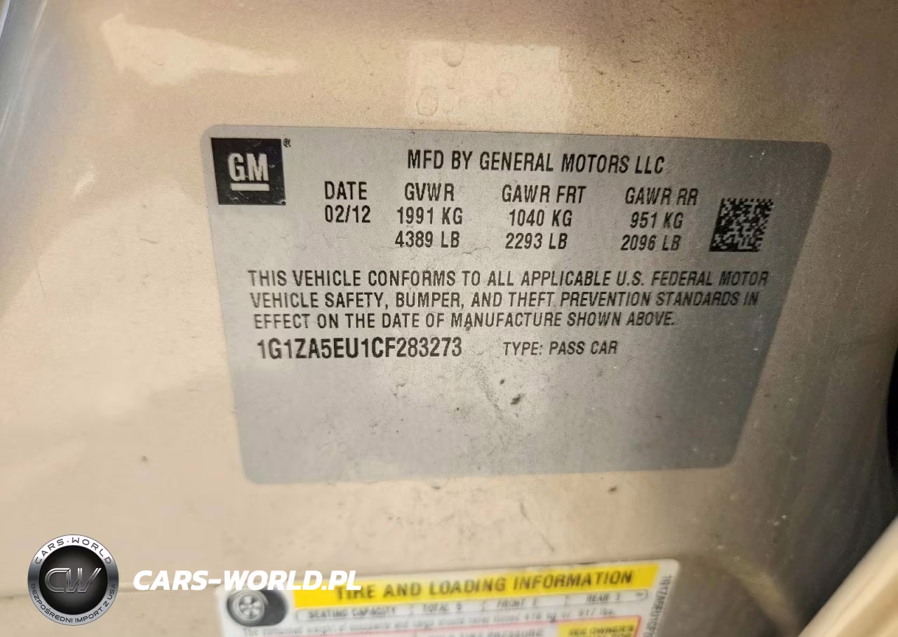 2012 Chevrolet Malibu Ls VIN:1G1ZA5EU1CF283273 - 12