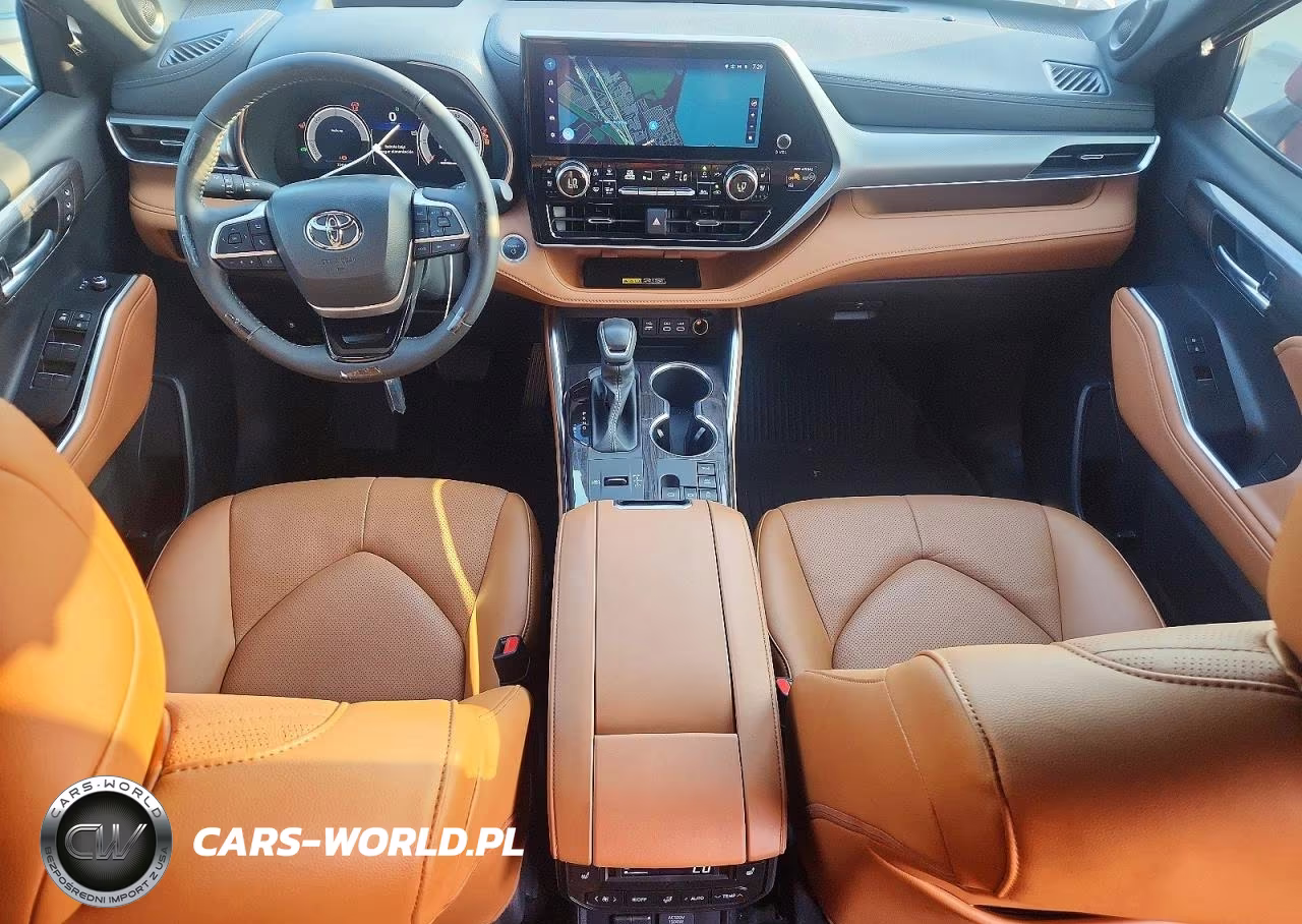2026 Toyota Highlander Hybrid Platinum VIN:5TDEBRCH2TS702392 - 8
