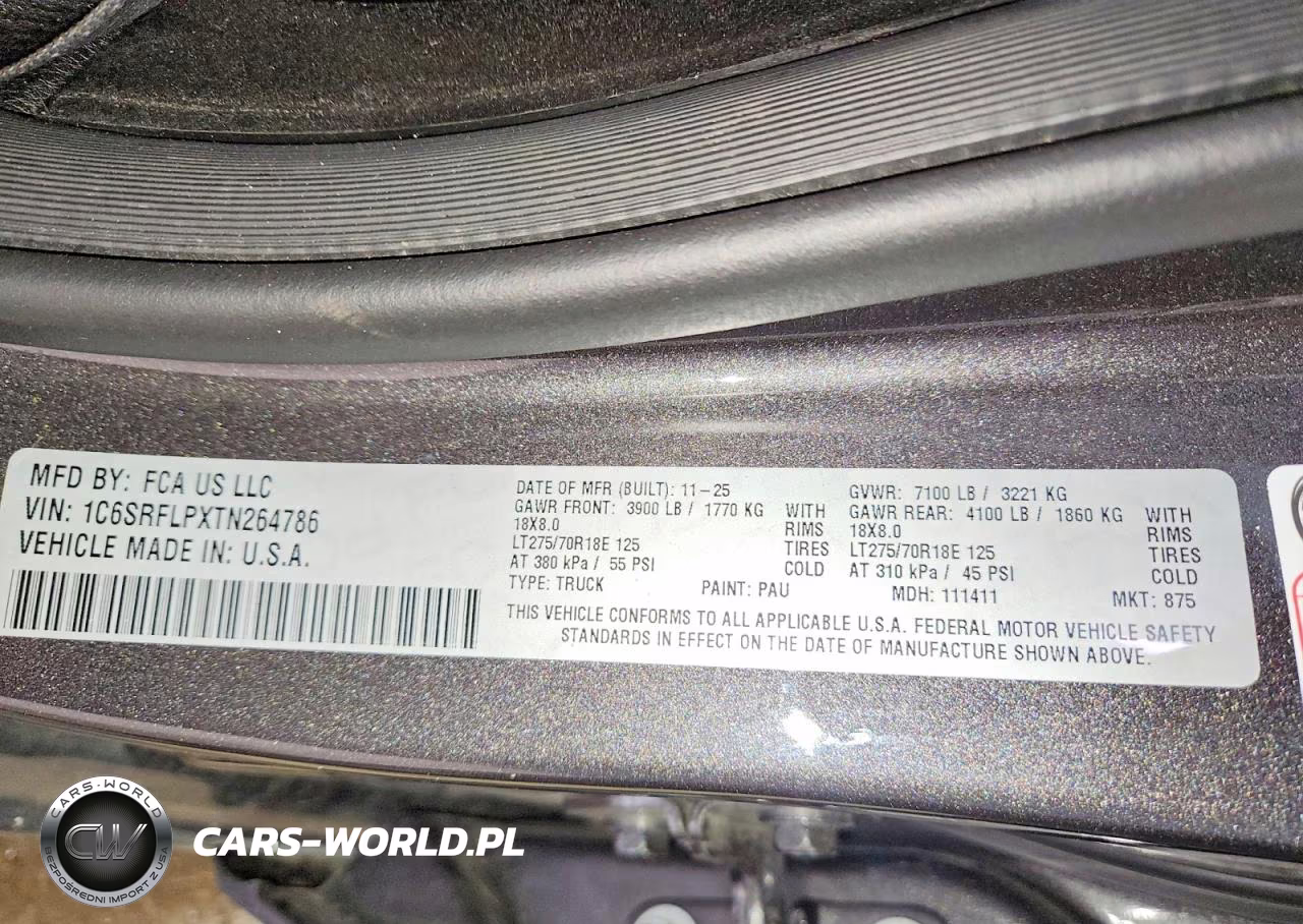 2026 Ram 1500 Rebel VIN:1C6SRFLPXTN264786 - 12