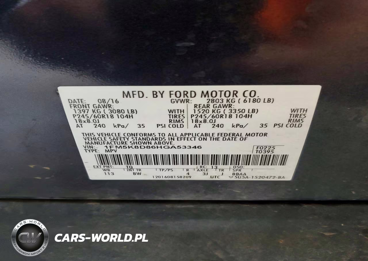 2017 Ford Explorer Xlt VIN:1FM5K8D86HGA53346 - 14