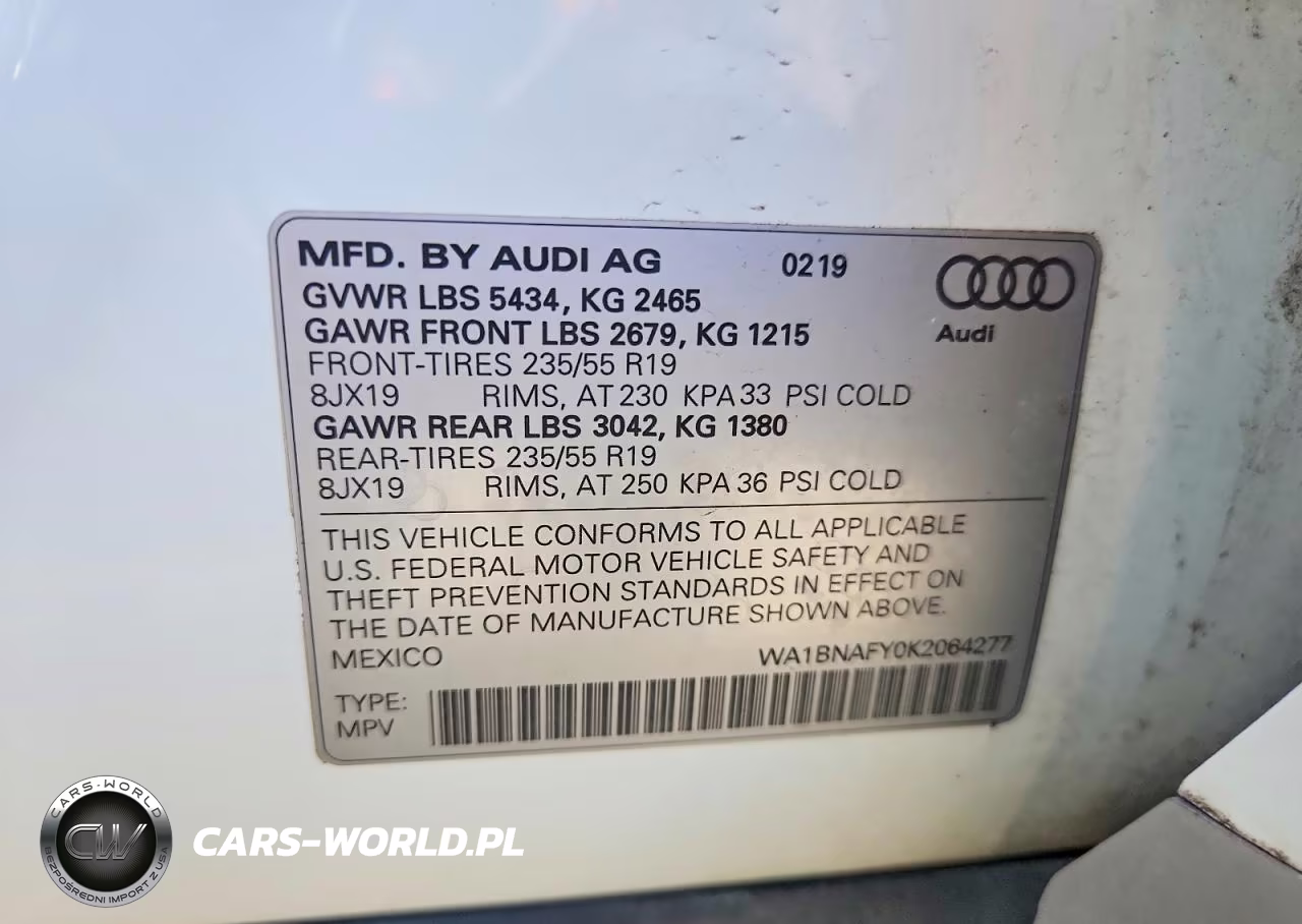 2019 Audi Q5 Premium Plus VIN:WA1BNAFY0K2064277 - 12