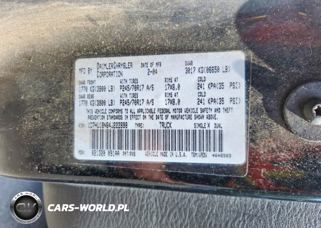 2004 Dodge Ram 1500 St VIN:1D7HU18N64J222898 - 12