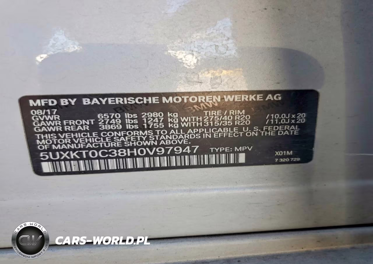 2017 BMW X5 Xdr40E VIN:5UXKT0C38H0V97947 - 13