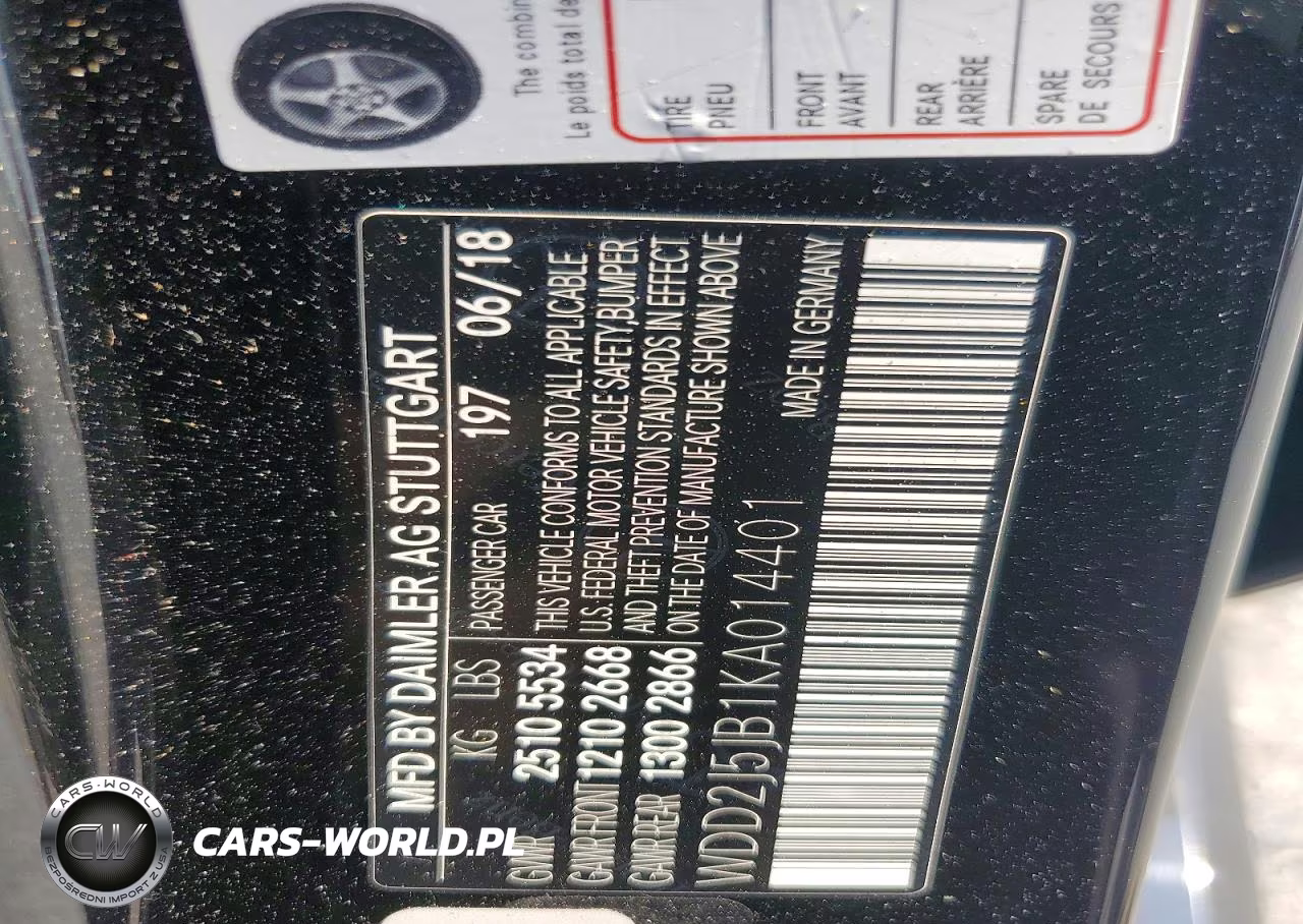 2019 Mercedes-Benz Cls 450 VIN:WDD2J5JB1KA014401 - 12