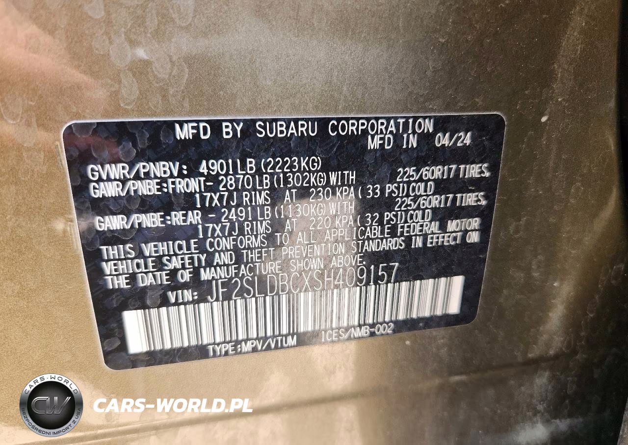 2025 Subaru Forester Premium VIN:JF2SLDBCXSH409157 - 13