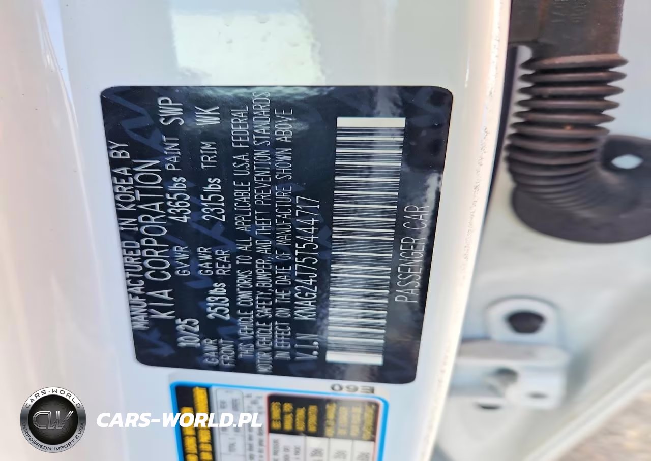 2026 Kia K5 Lxs VIN:KNAG24J75T5444717 - 12