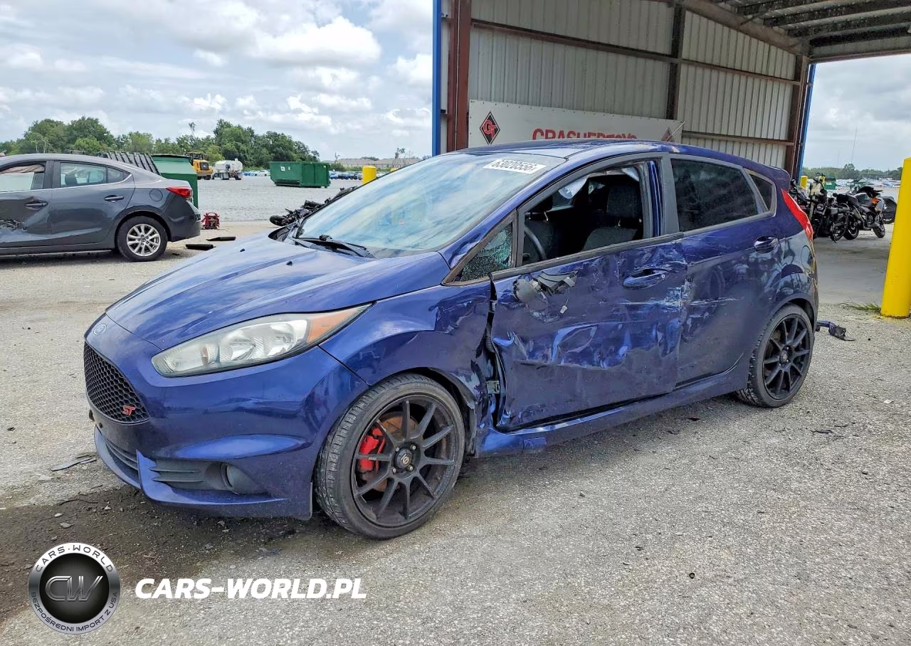 2016 Ford Fiesta St VIN:3FADP4GX9GM136180 - 1