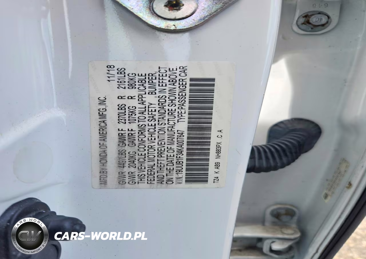 2019 Acura Tlx VIN:19UUB1F34KA007647 - 13
