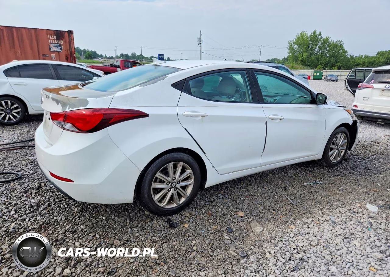 2015 Hyundai Elantra Se VIN:5NPDH4AE7FH551646 - 3
