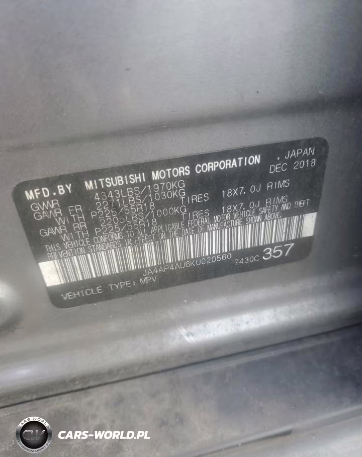 2019 Mitsubishi Outlander Sport Se VIN:JA4AP4AU6KU020560 - 13