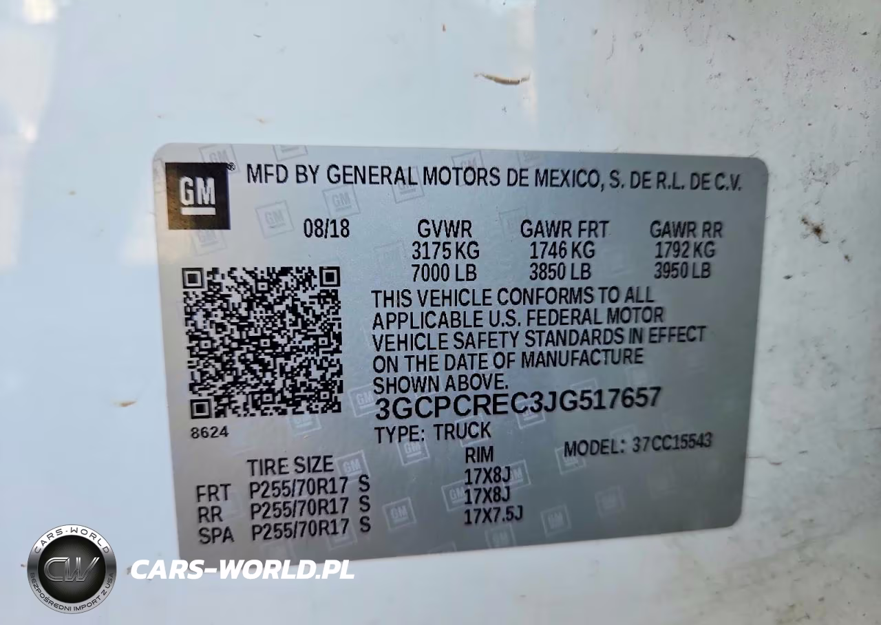 2018 Chevrolet Silverado C1500 Lt VIN:3GCPCREC3JG517657 - 12