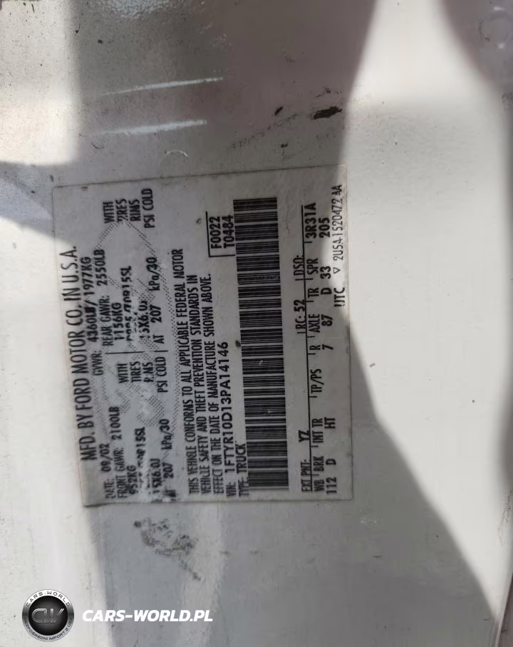 2003 Ford Ranger VIN:1FTYR10D13PA14146 - 12