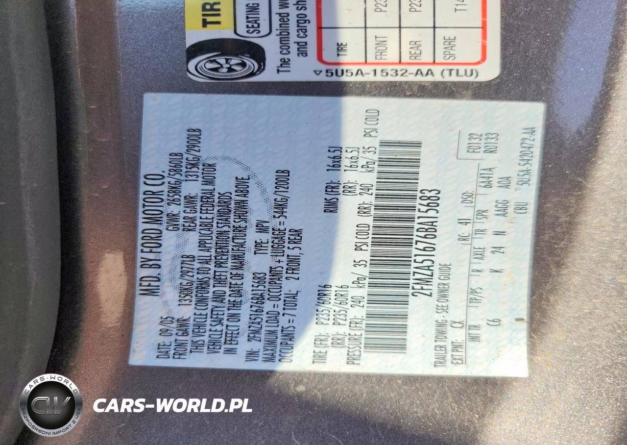 2006 Ford Freestar Se VIN:2FMZA51676BA15683 - 13