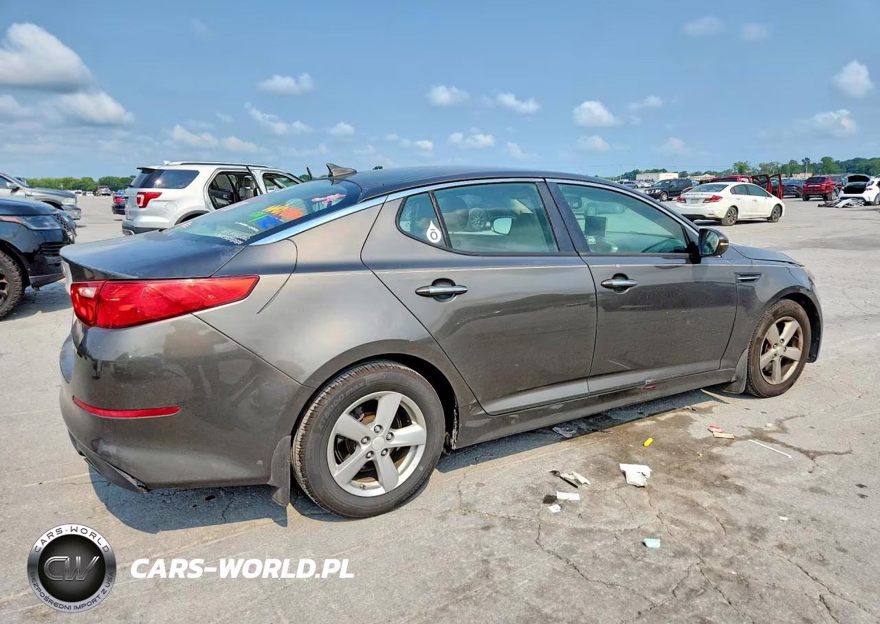 2014 Kia Optima Lx VIN:5XXGM4A76EG322900 - 3