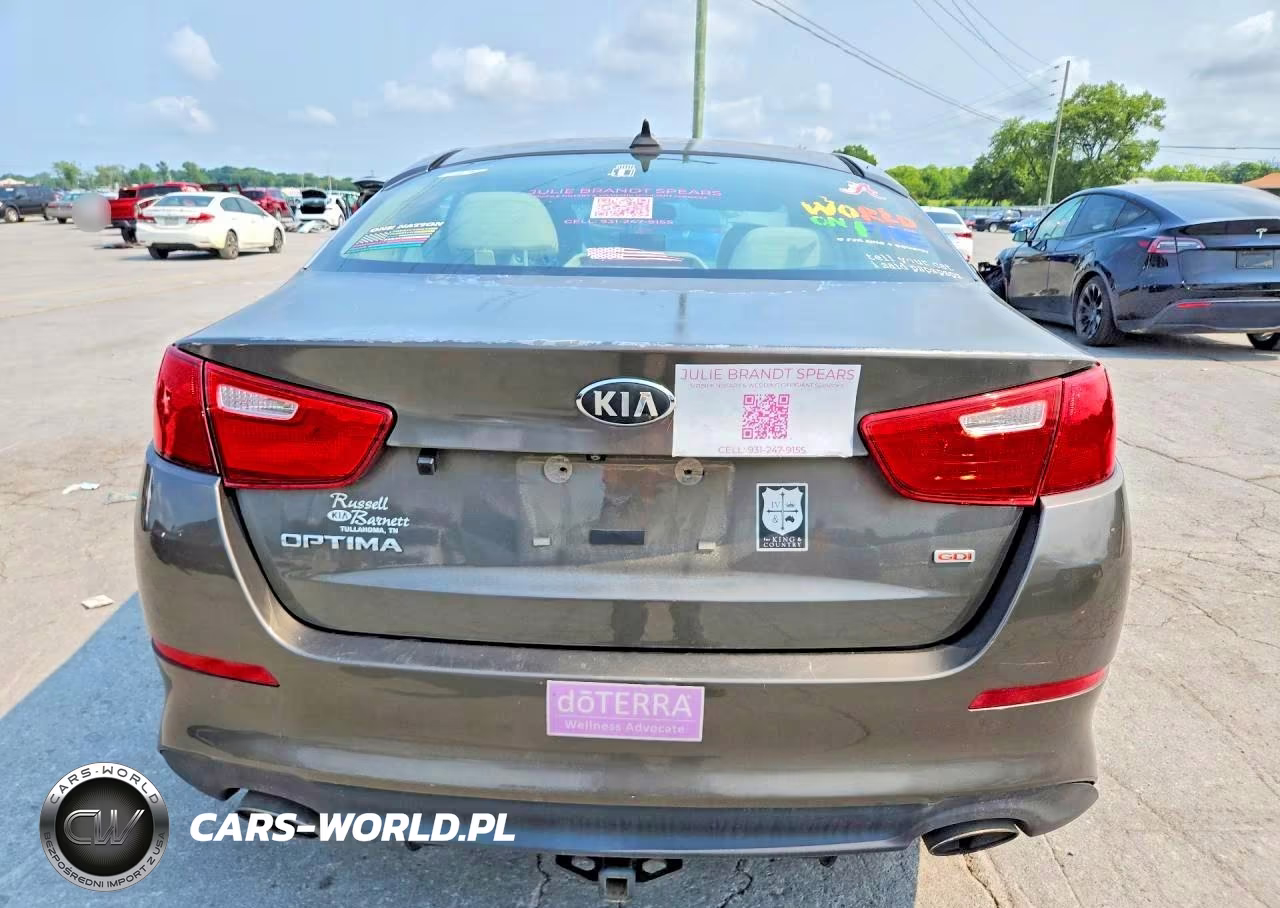 2014 Kia Optima Lx VIN:5XXGM4A76EG322900 - 6