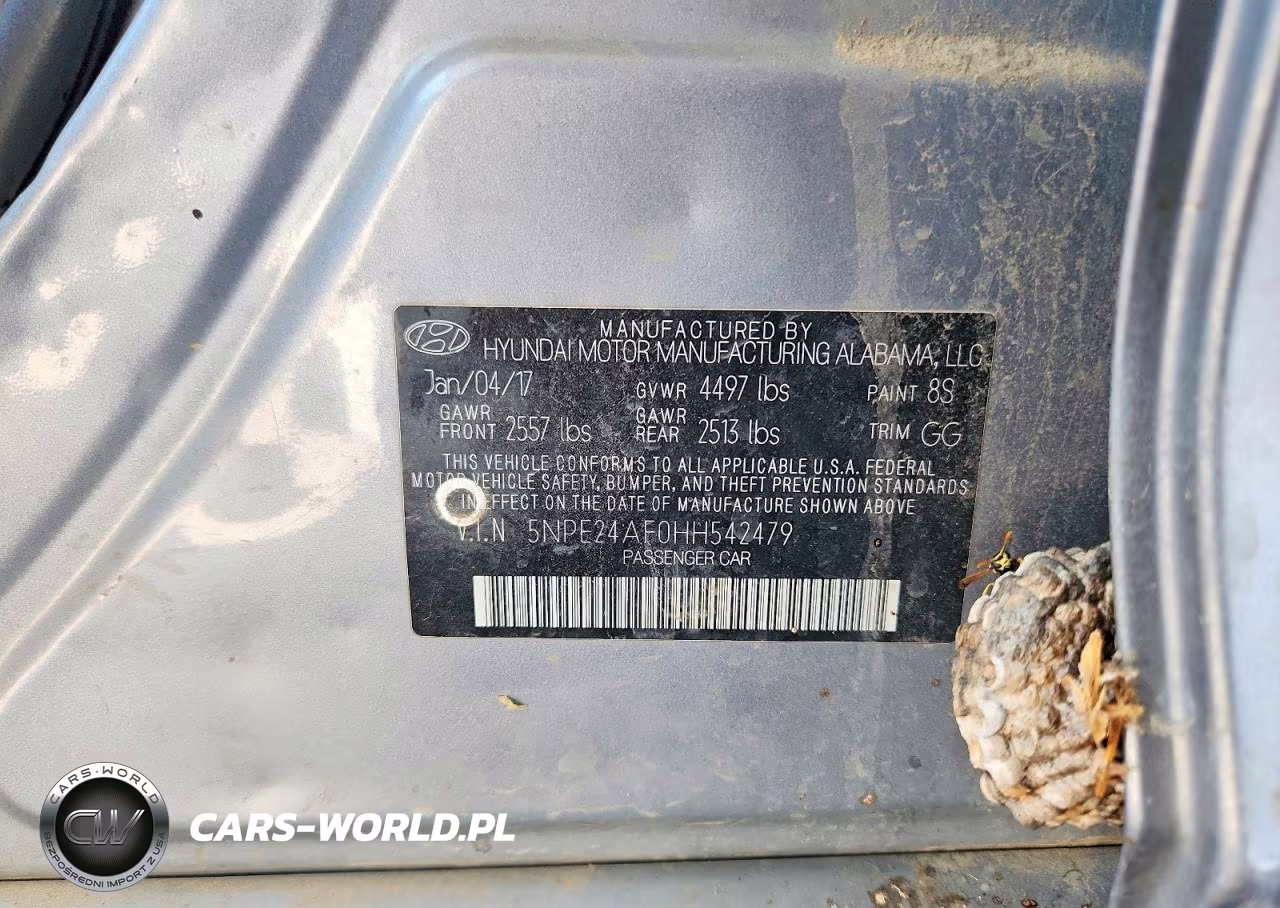 2017 Hyundai Sonata Se VIN:5NPE24AF0HH542479 - 12