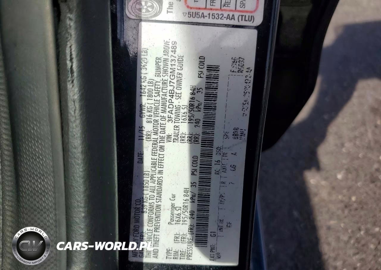 2016 Ford Fiesta Se VIN:3FADP4BJ7GM137489 - 12