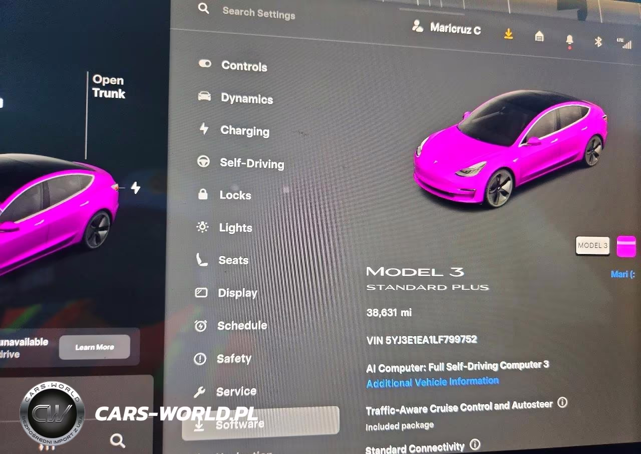 2020 Tesla Model 3 VIN:5YJ3E1EA1LF799752 - 9