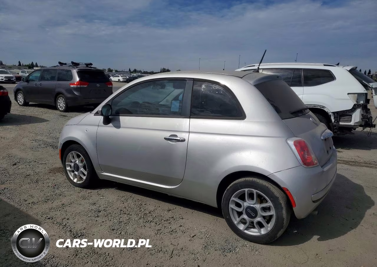 2012 Fiat 500 Pop VIN:3C3CFFAR7CT123821 - 2