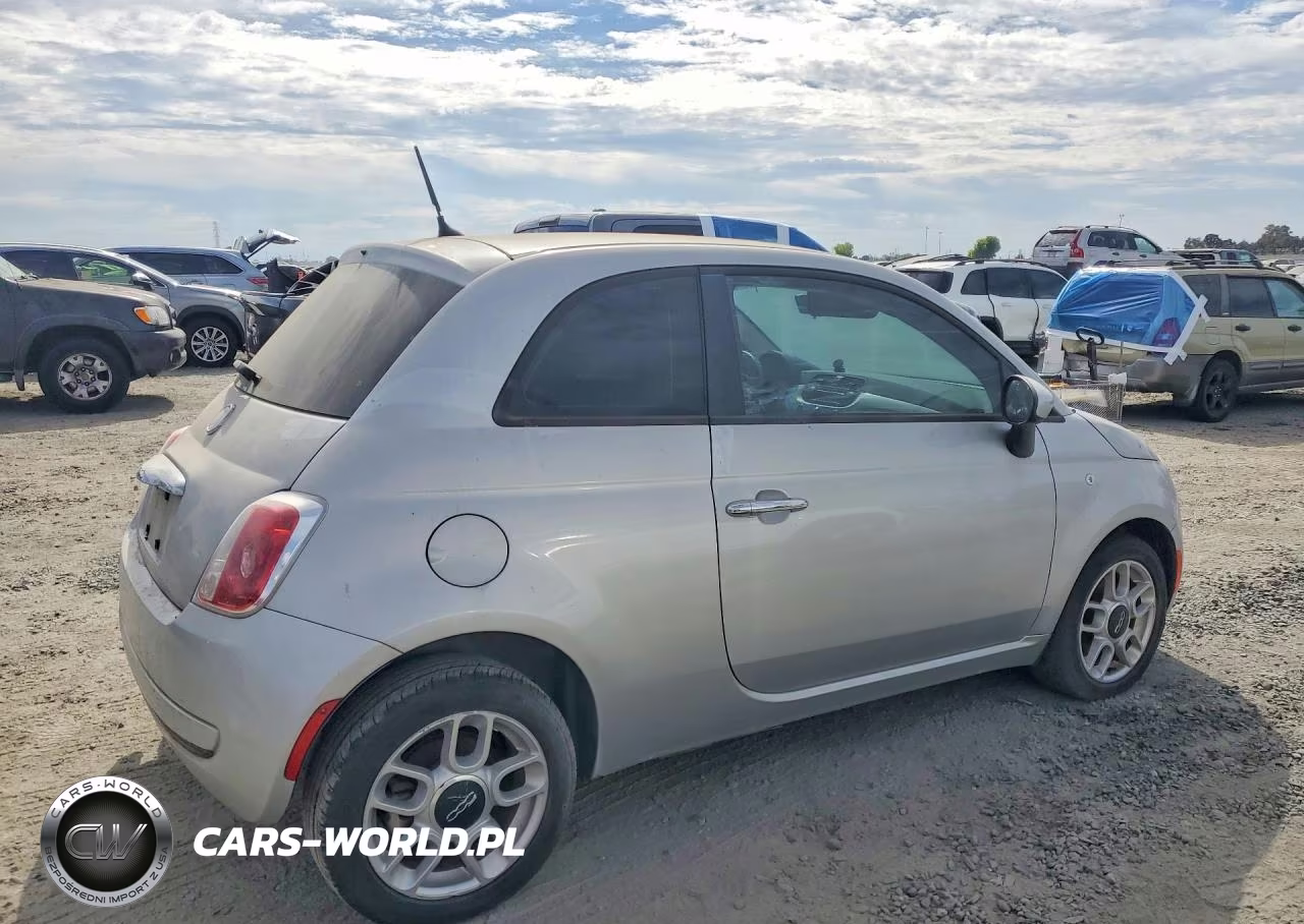 2012 Fiat 500 Pop VIN:3C3CFFAR7CT123821 - 3