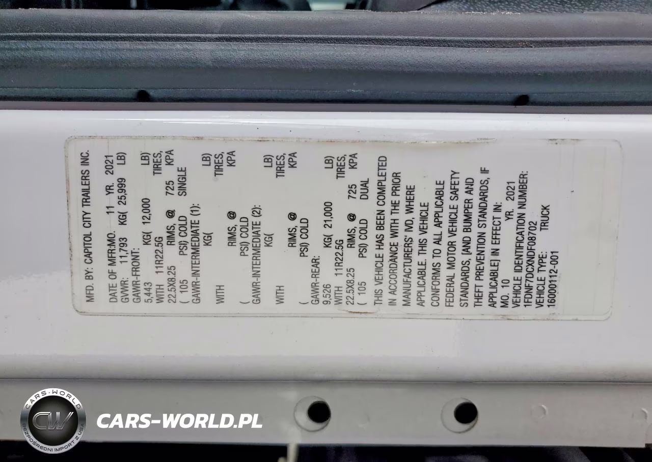 2022 Ford F750 Super Duty Box Truck VIN:1FDNF7DCXNDF08702 - 13