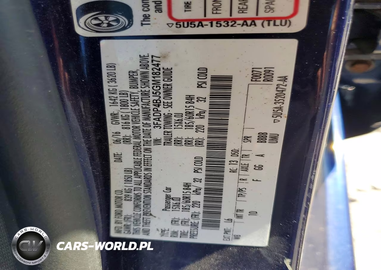 2016 Ford Fiesta Se VIN:3FADP4BJ5GM182477 - 13