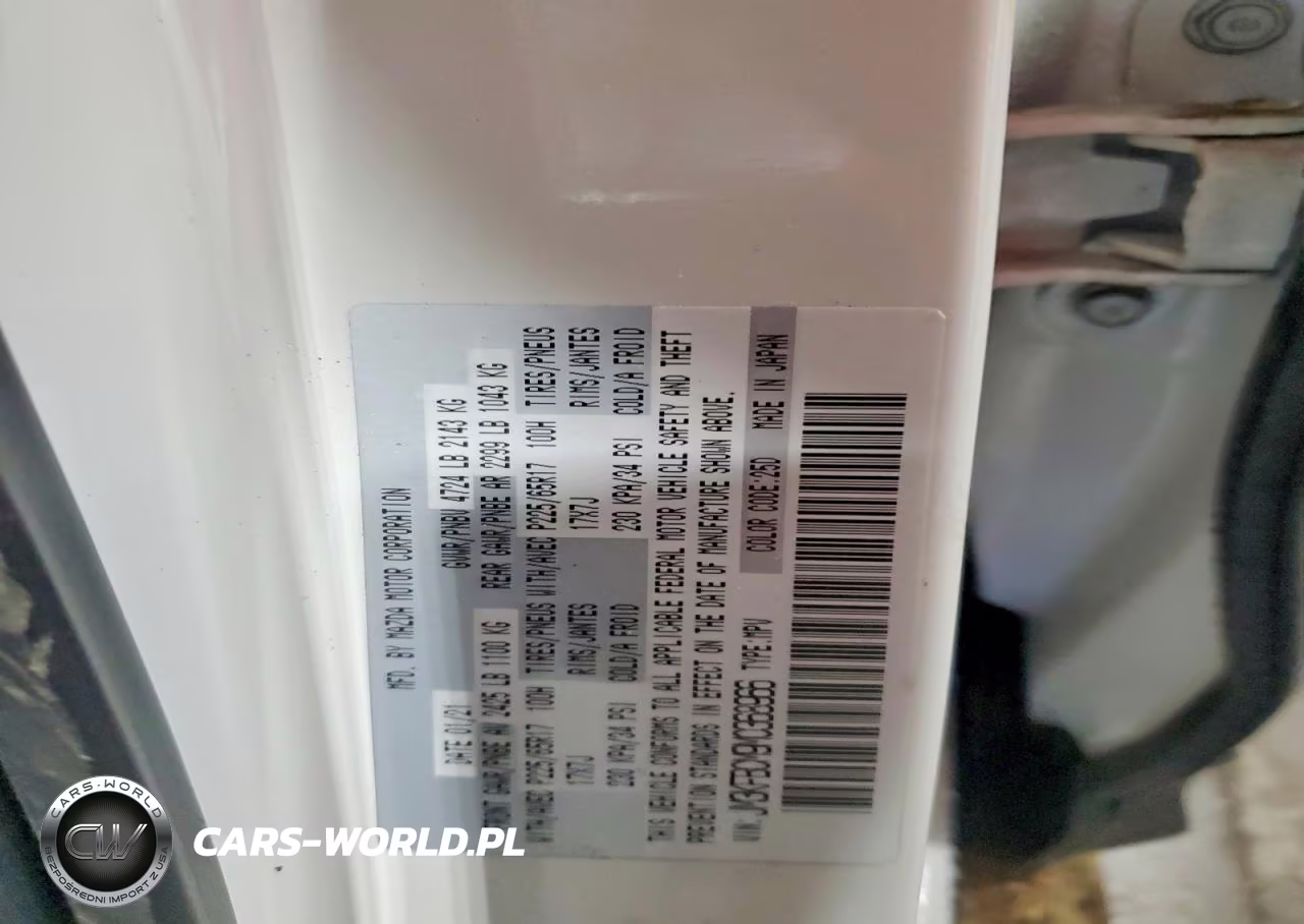 2021 Mazda Cx-5 Touring VIN:JM3KFBCM9M0368966 - 12
