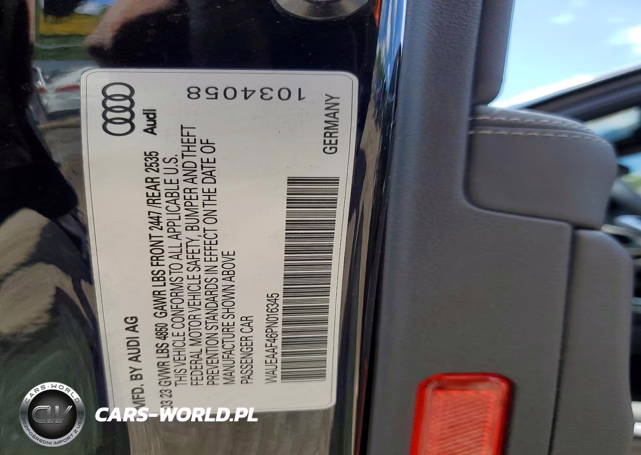 2023 Audi A4 Premium Plus 45 VIN:WAUEAAF46PN016345 - 12