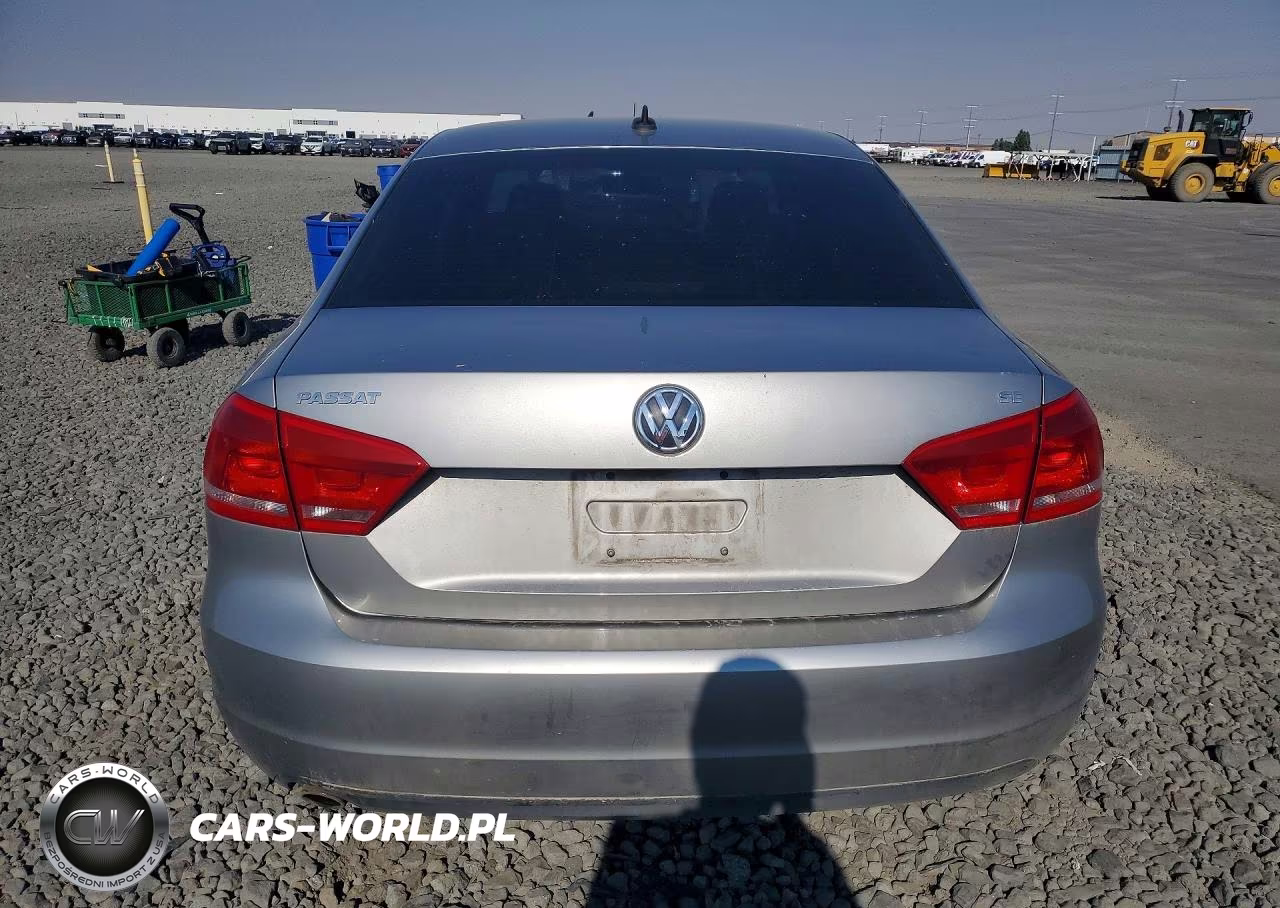 2012 Volkswagen Passat Se VIN:1VWBP7A37CC099986 - 6
