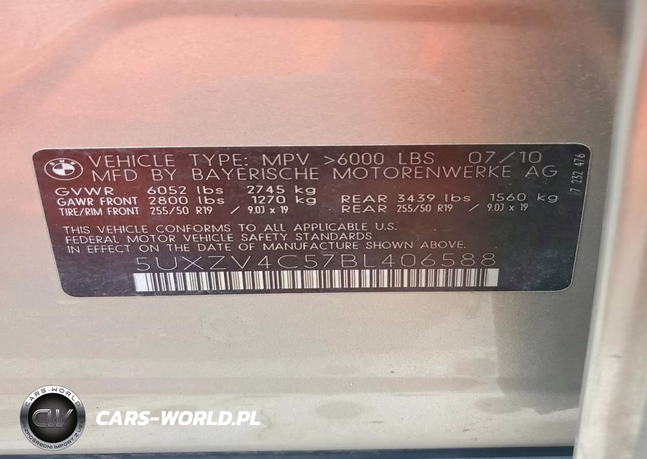 2011 BMW X5 xDrive35I VIN:5UXZV4C57BL406588 - 14