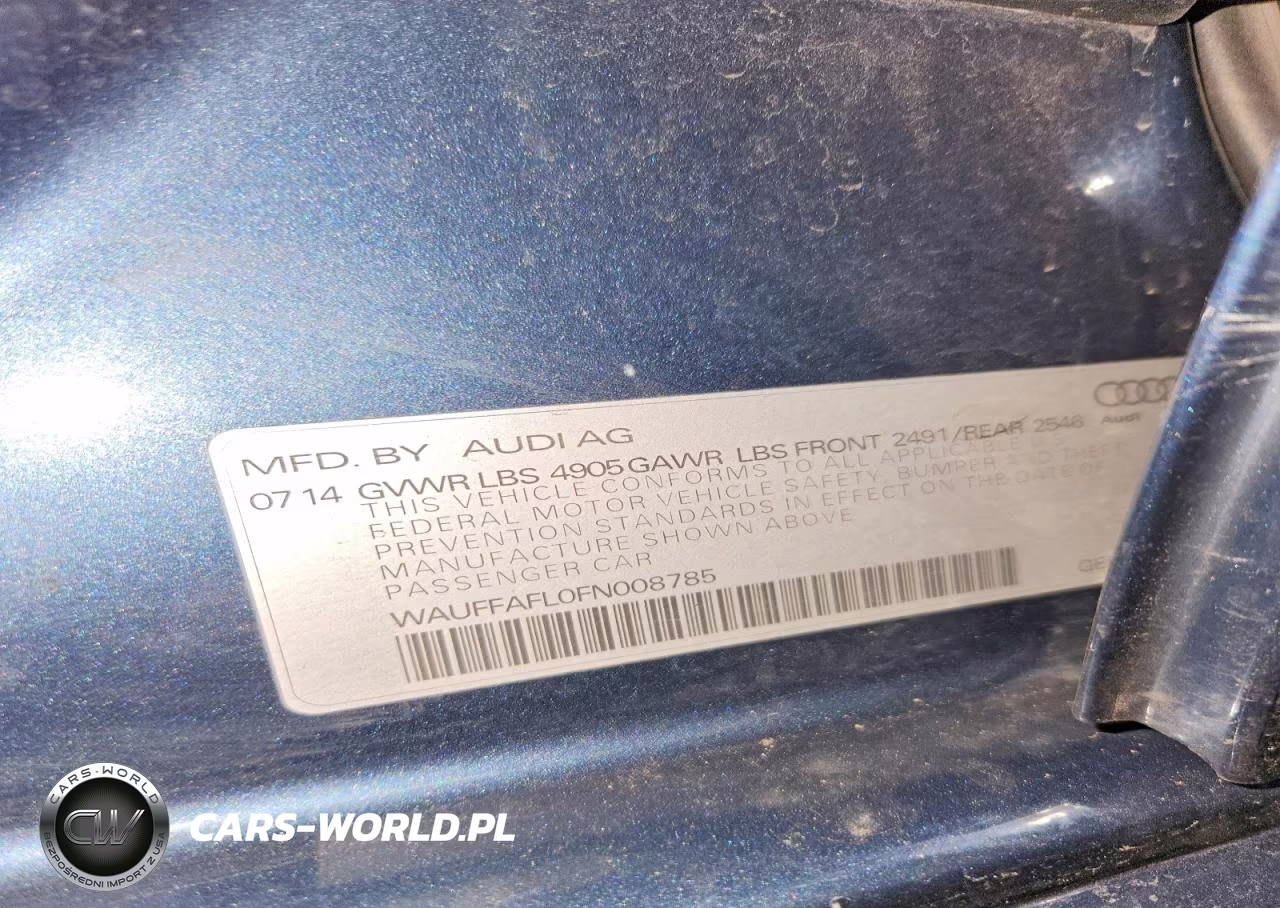 2015 Audi A4 Premium Plus VIN:WAUFFAFL0FN008785 - 13