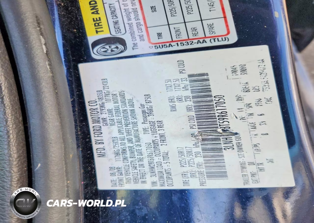 2009 Linc Mkz VIN:3LNHM28T59R617050 - 12