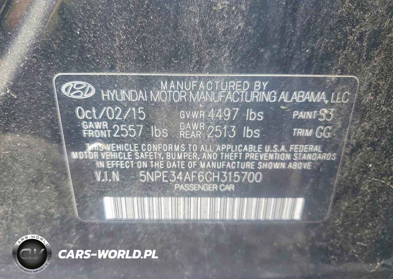 2016 Hyundai Sonata Limited VIN:5NPE34AF6GH315700 - 12
