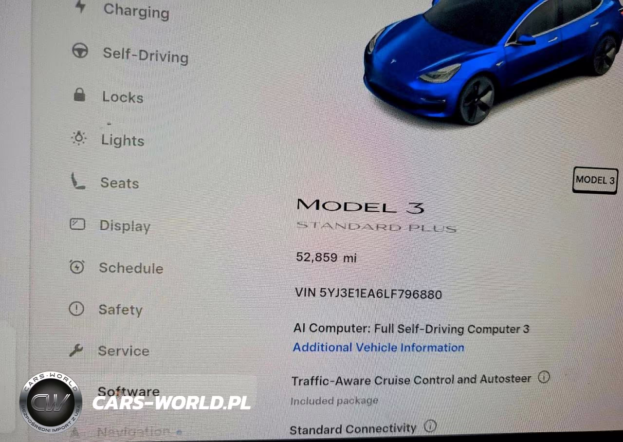 2020 Tesla Model 3 VIN:5YJ3E1EA6LF796880 - 9