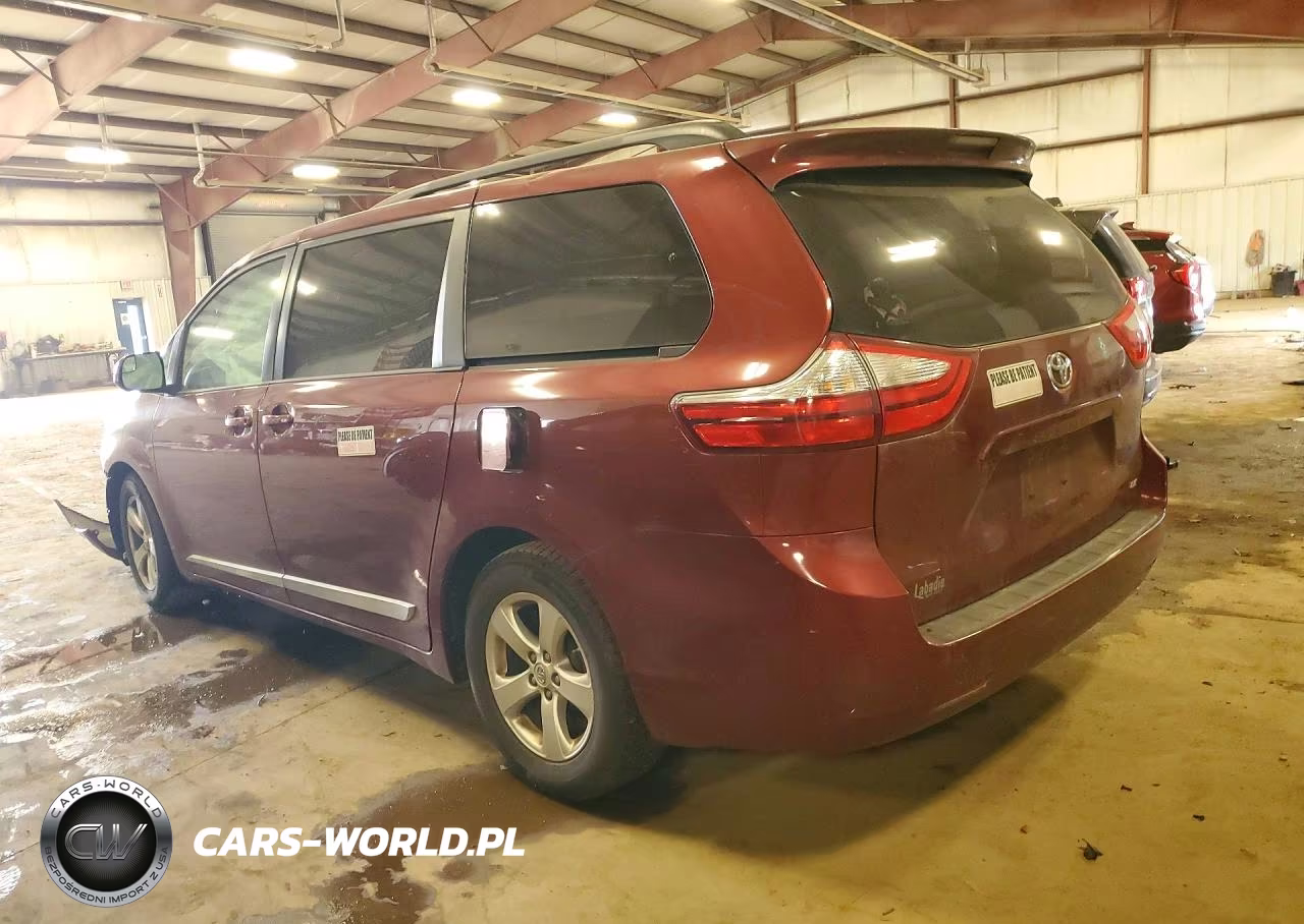 2015 Toyota Sienna Le VIN:5TDKK3DC2FS641701 - 2