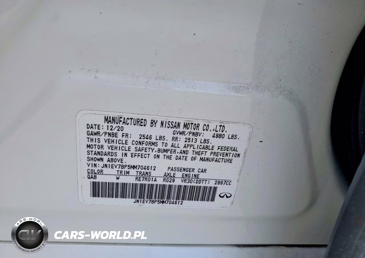 2021 Infiniti Q50 Luxe VIN:JN1EV7BP5MM704612 - 12