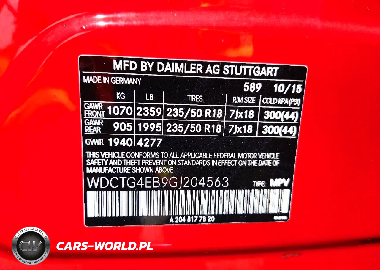 2016 Mercedes-Benz Gla 250 VIN:WDCTG4EB9GJ204563 - 14
