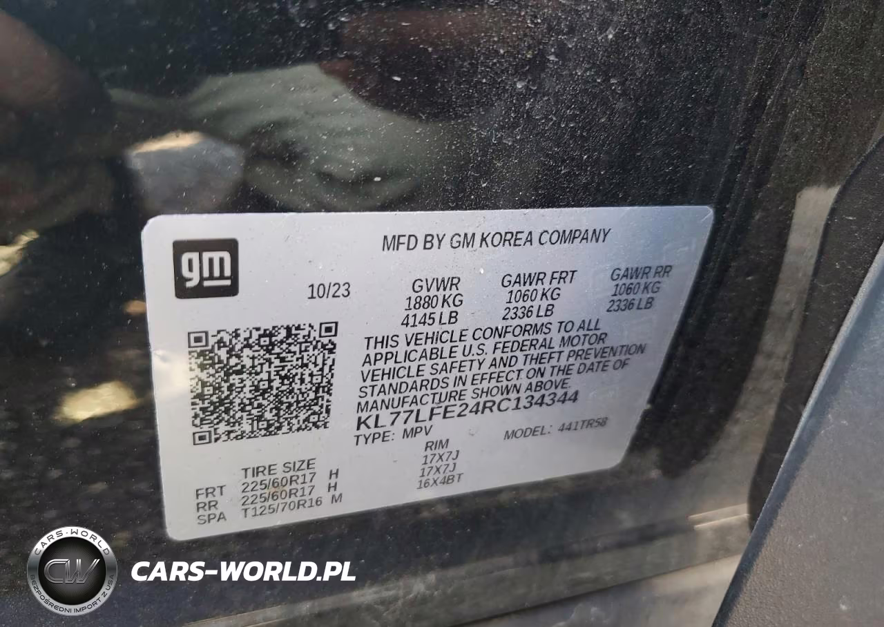 2024 Chevrolet Trax Ls VIN:KL77LFE24RC134344 - 13