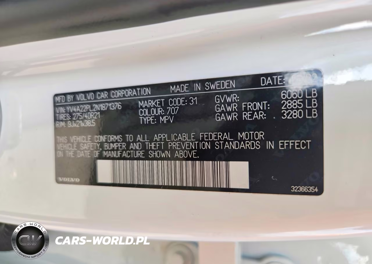2022 Volvo Xc90 T6 Inscription VIN:YV4A22PL2N1871376 - 14