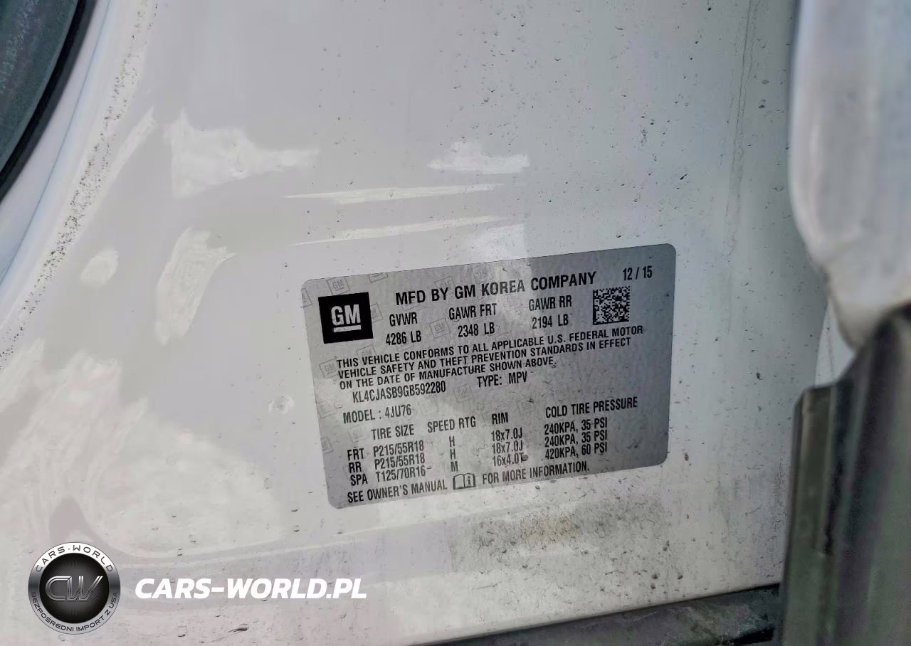 2016 Buick Encore VIN:KL4CJASB9GB592280 - 13