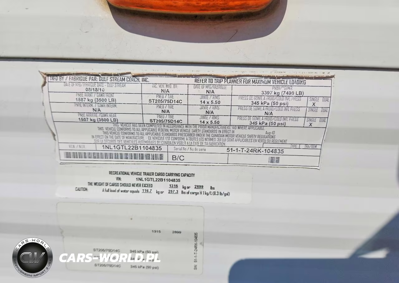 2011 Gulf Stream Amerilite Camper VIN:1NL1GTL22B1104835 - 10