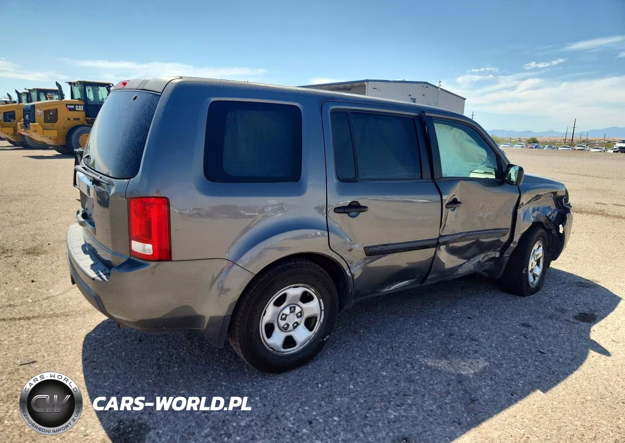 2009 Honda Pilot Lx VIN:5FNYF382X9B009070 - 3