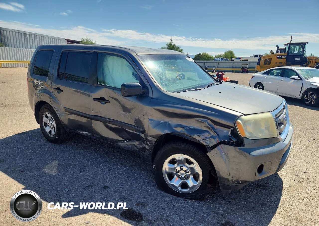 2009 Honda Pilot Lx VIN:5FNYF382X9B009070 - 4