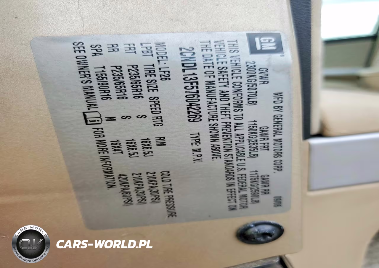2007 Chevrolet Equinox Ls VIN:2CNDL13F576042269 - 13