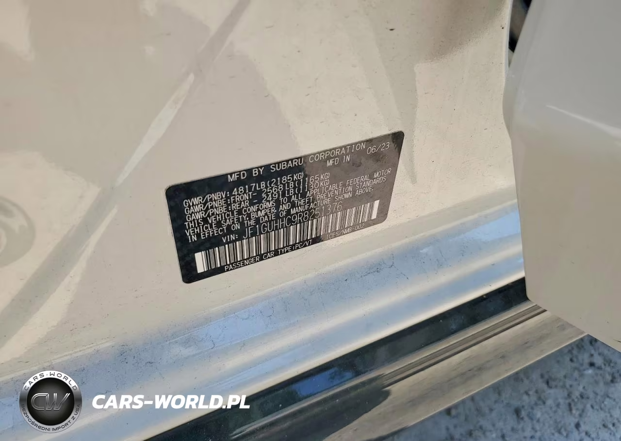 2024 Subaru Impreza Rs VIN:JF1GUHHC9R8251376 - 13