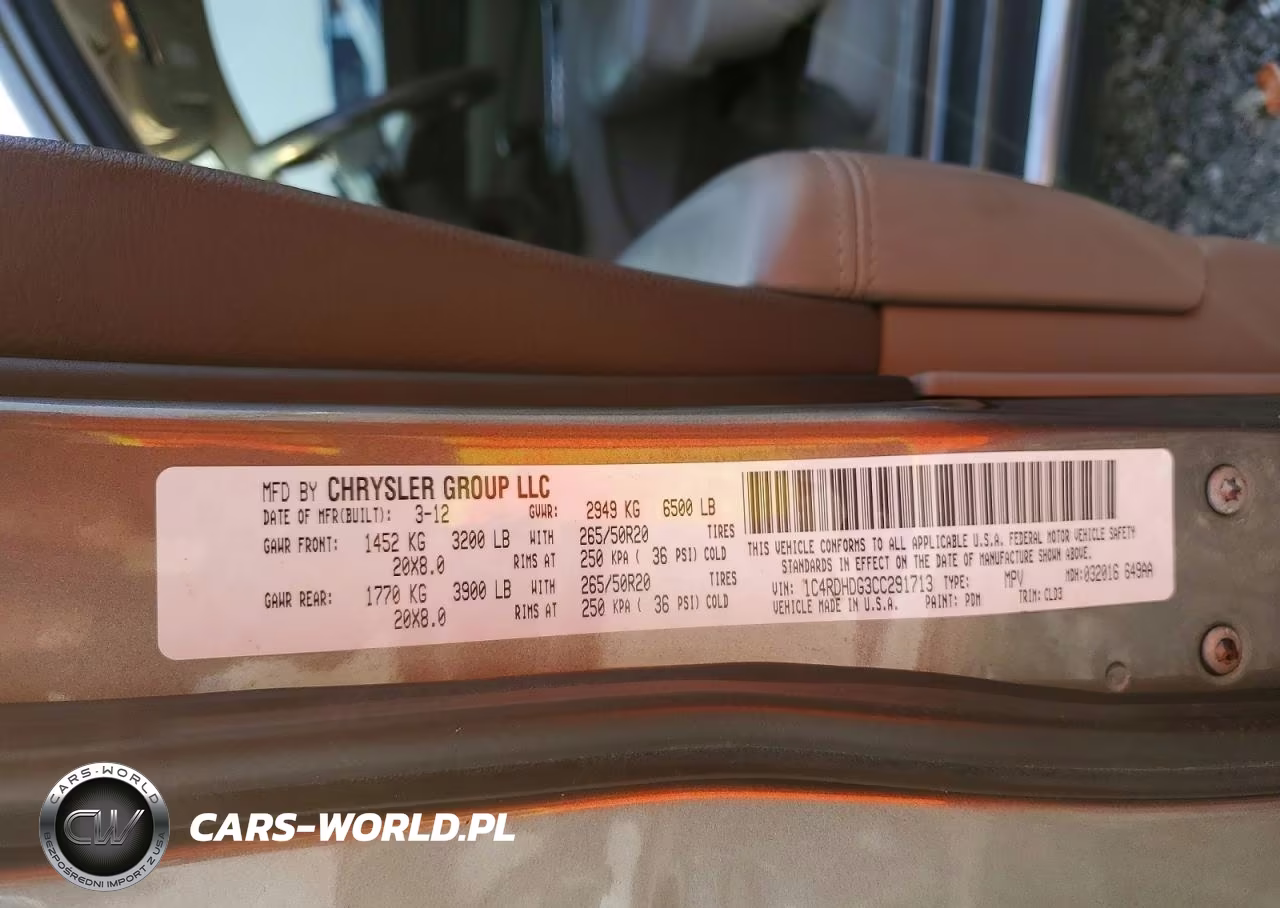 2012 Dodge Durango Crew VIN:1C4RDHDG3CC291713 - 13