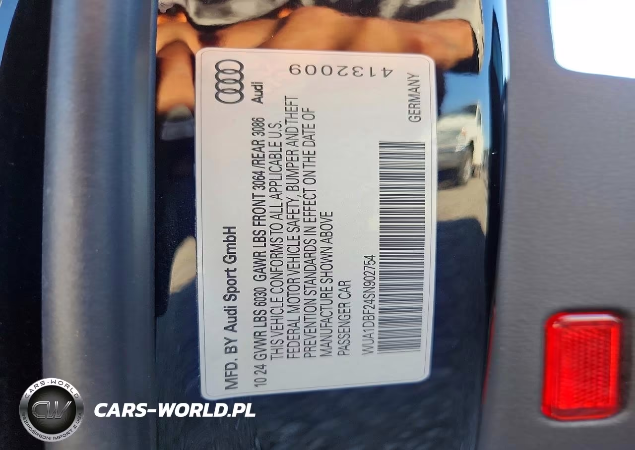 2025 Audi Rs6 VIN:WUA1DBF24SN902754 - 12