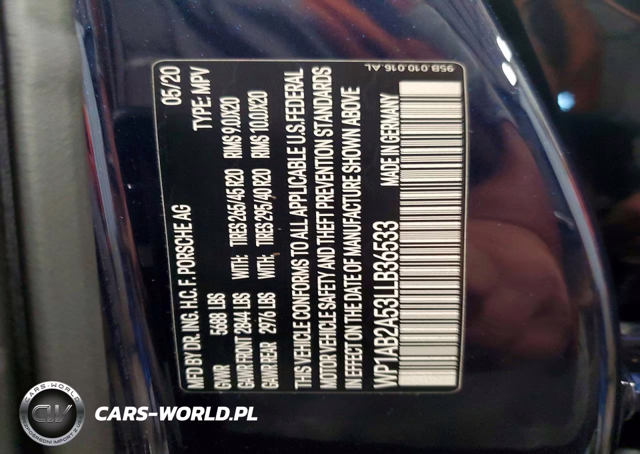 2020 Porsche Macan S VIN:WP1AB2A53LLB36533 - 14